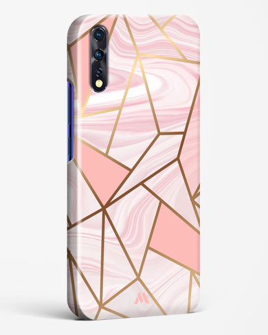 Liquid Marble in Pink Hard Case Phone Cover (Vivo)