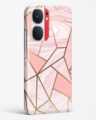 Liquid Marble in Pink Hard Case Phone Cover (Vivo)
