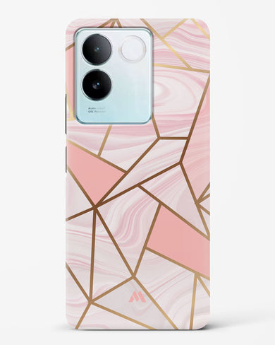 Liquid Marble in Pink Hard Case Phone Cover (Vivo)