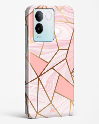 Liquid Marble in Pink Hard Case Phone Cover (Vivo)
