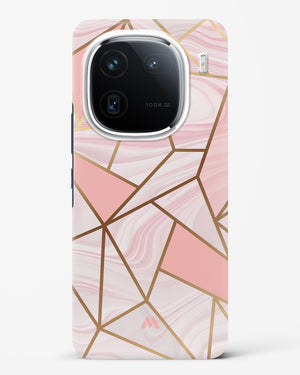 Liquid Marble in Pink Hard Case Phone Cover (Vivo)