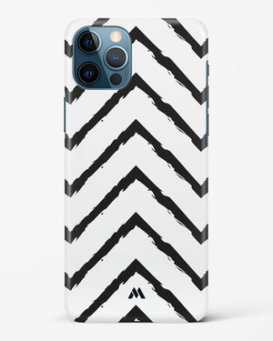 Calligraphic Zig Zags Hard Case iPhone 12 Pro Max