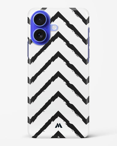 Calligraphic Zig Zags Hard Case Phone Cover (Apple)