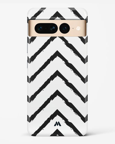 Calligraphic Zig Zags Hard Case Phone Cover-(Google)