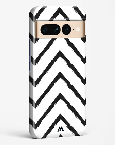 Calligraphic Zig Zags Hard Case Phone Cover-(Google)