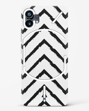 Calligraphic Zig Zags Hard Case Nothing Phone 1