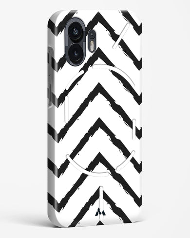 Calligraphic Zig Zags Hard Case Phone Cover (Nothing)
