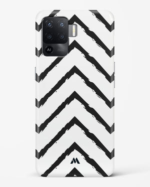 Calligraphic Zig Zags Hard Case Phone Cover-(Oppo)