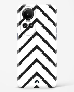 Calligraphic Zig Zags Hard Case Phone Cover-(Oppo)