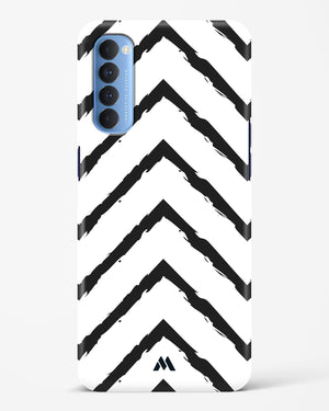 Calligraphic Zig Zags Hard Case Phone Cover-(Oppo)