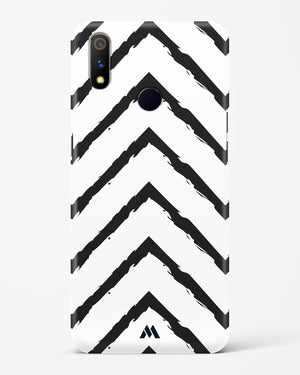Calligraphic Zig Zags Hard Case Phone Cover-(Realme)