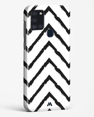 Calligraphic Zig Zags Hard Case Phone Cover-(Samsung)