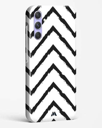 Calligraphic Zig Zags Hard Case Phone Cover-(Samsung)