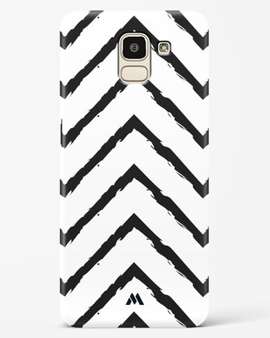 Calligraphic Zig Zags Hard Case Phone Cover-(Samsung)