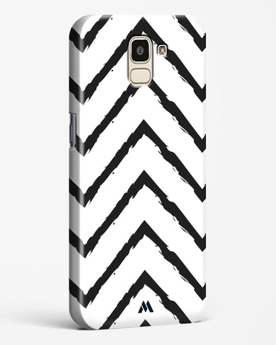 Calligraphic Zig Zags Hard Case Phone Cover-(Samsung)