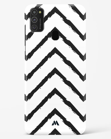 Calligraphic Zig Zags Hard Case Phone Cover-(Samsung)