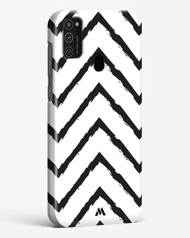 Calligraphic Zig Zags Hard Case Phone Cover-(Samsung)