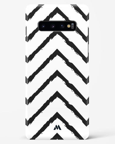 Calligraphic Zig Zags Hard Case Phone Cover-(Samsung)