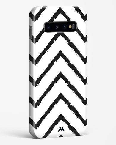 Calligraphic Zig Zags Hard Case Phone Cover-(Samsung)