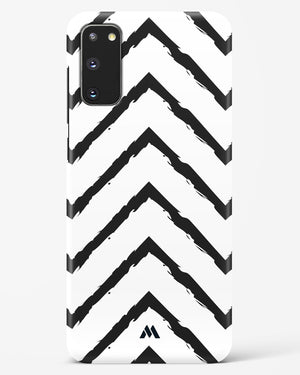 Calligraphic Zig Zags Hard Case Phone Cover-(Samsung)