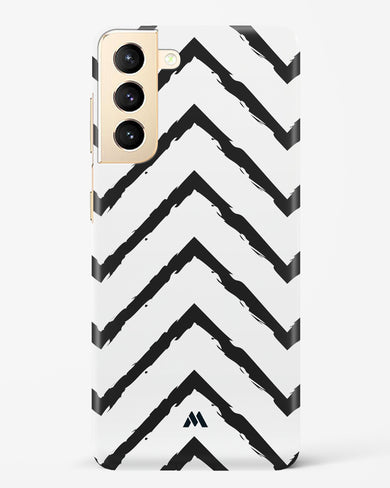 Calligraphic Zig Zags Hard Case Phone Cover-(Samsung)