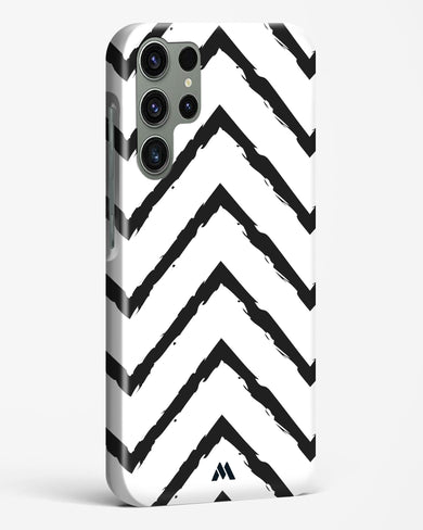 Calligraphic Zig Zags Hard Case Phone Cover-(Samsung)