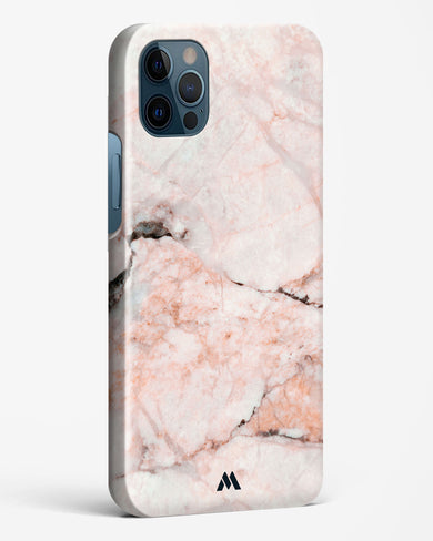 White Rose Marble Hard Case Phone Cover-(Apple)