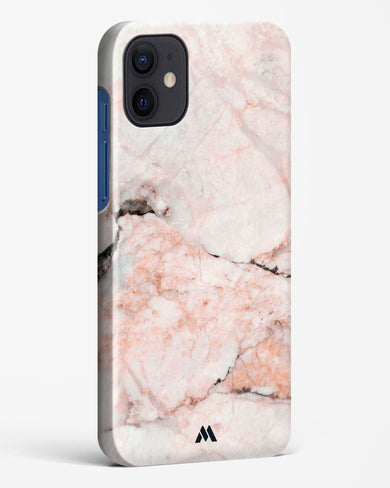 White Rose Marble Hard Case Phone Cover-(Apple)