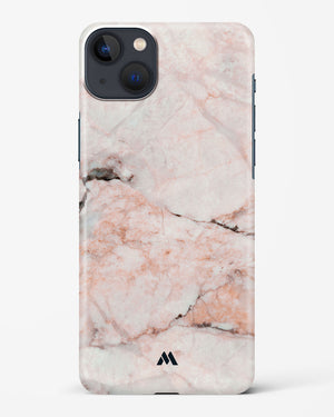 White Rose Marble Hard Case iPhone 14