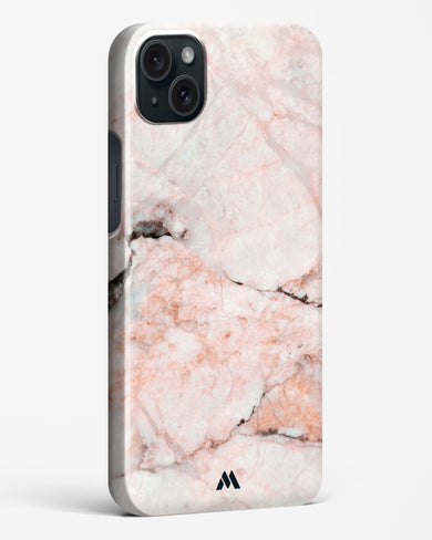 White Rose Marble Hard Case Phone Cover-(Apple)