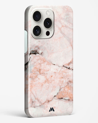 White Rose Marble Hard Case Phone Cover-(Apple)