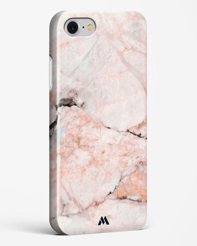 White Rose Marble Hard Case Phone Cover-(Apple)