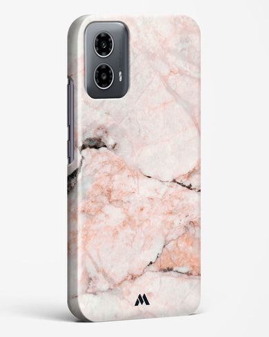 White Rose Marble Hard Case Phone Cover (Motorola)