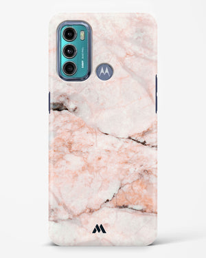 White Rose Marble Hard Case Phone Cover (Motorola)