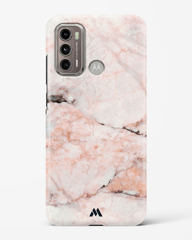 White Rose Marble Hard Case Phone Cover (Motorola)