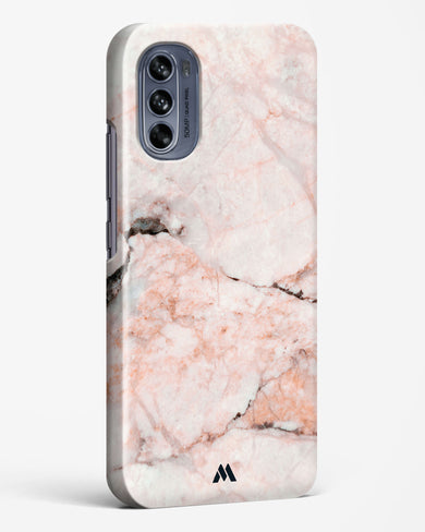 White Rose Marble Hard Case Phone Cover (Motorola)