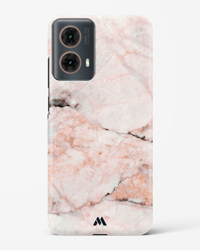 White Rose Marble Hard Case Phone Cover (Motorola)