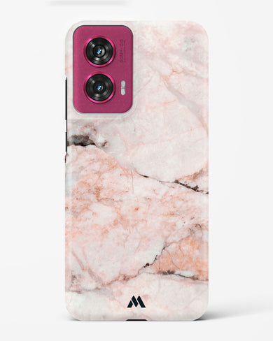 White Rose Marble Hard Case Phone Cover (Motorola)