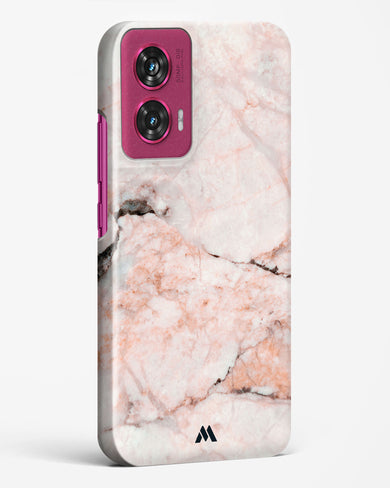 White Rose Marble Hard Case Phone Cover (Motorola)
