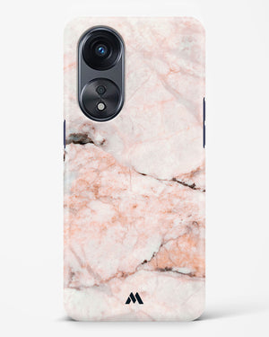 White Rose Marble Hard Case Phone Cover-(Oppo)