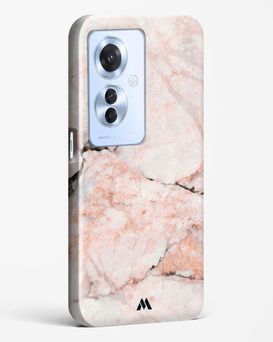 White Rose Marble Hard Case Phone Cover (Oppo)