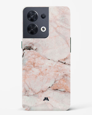 White Rose Marble Hard Case Phone Cover-(Oppo)