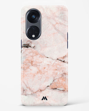 White Rose Marble Hard Case Phone Cover-(Oppo)