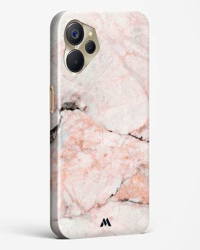 White Rose Marble Hard Case Phone Cover-(Realme)