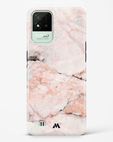 White Rose Marble Hard Case Phone Cover (Realme)