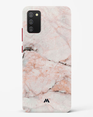 White Rose Marble Hard Case Samsung A02s