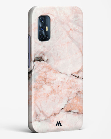 White Rose Marble Hard Case Phone Cover (Vivo)