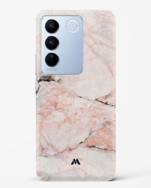 White Rose Marble Hard Case Phone Cover-(Vivo)