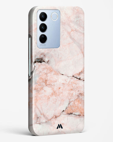 White Rose Marble Hard Case Phone Cover-(Vivo)