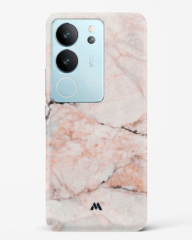 White Rose Marble Hard Case Phone Cover-(Vivo)